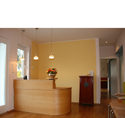 Bilder zur Farbgestaltung einer Praxis fr traditionelle Medizin in Bonn - Teil 1