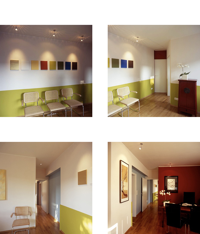Bilder zur Farbgestaltung einer Praxis fr traditionelle Medizin in Bonn - Teil 2